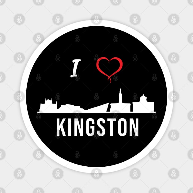 I love Kingston, Kingston expats, Jamaican, Jamaican culture, Jamaican language, Kurdish, Kingston city, Kingston skyline, straight otta, Rasta, Reggae, West Indies, Barbados, subculture, Caribbean Magnet by alltheprints